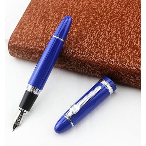Luxury Brand Medium Nib Fountain Pen Iraurita Stationery Writing Supplies Business Office Metal Ink Pens Student Gift
