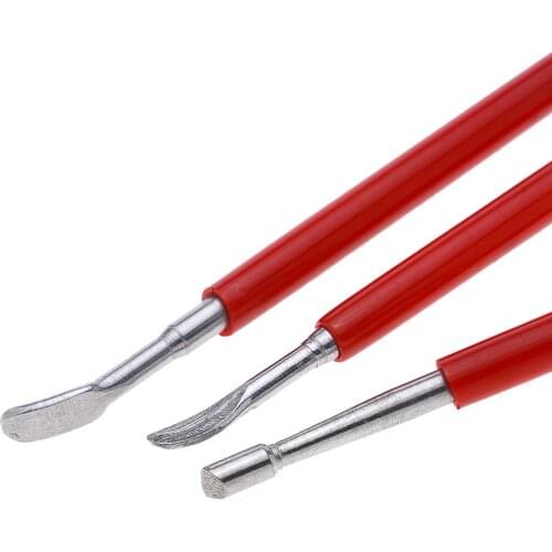 Manual Leather Leather Carving Tracing Brush Pen Pressure Device Marking Stylus Shape Tracing A two-headed Stylus Pen