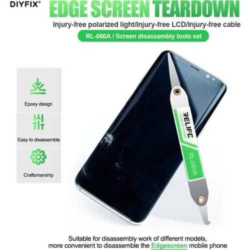 RELIFE RL-060A Ultra-thin Edge Screen Teardown For Models Above IP X Series Screen Disassembly Tools Set