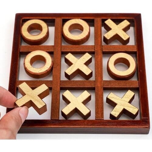 Tic-Tac-Toe Pushing Me XO Board Game XO Chess Parent-Child Educational Toys