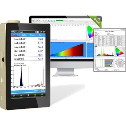 UV Spectrometer 200-450nm UV Sensor Tester OHSP350UVS For Far-uvc 222nm Light test
