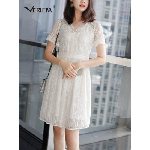 Verlena White Summer Dresses