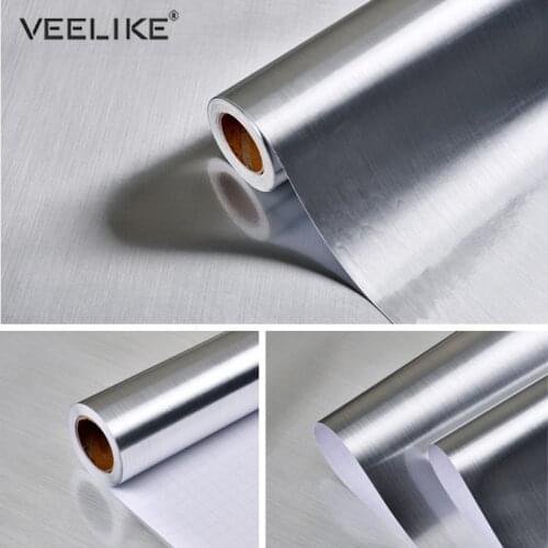 Waterproof Glitter PVC Wall Stickers Self Adhesive Wallpaper Countertop Kitchen Cabinet Refrigerator Home Decor Film DIY Decal