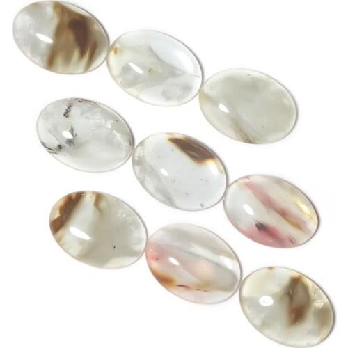 Xinyao 5Pcs Clear Resin Cabochon Tray Pendant Base for DIY Jewelry Making
