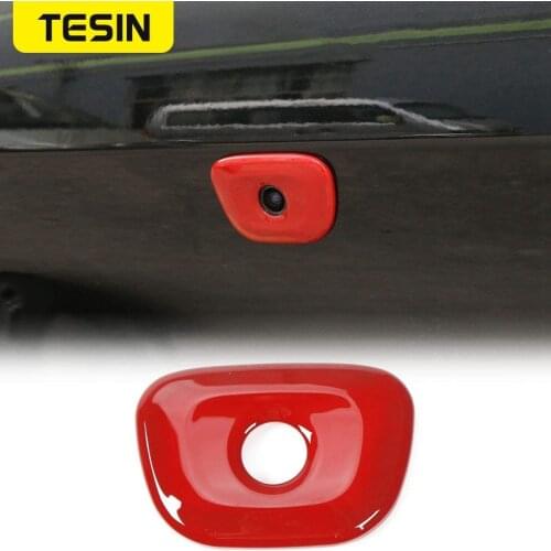 Rear View Camera Reverse Backup Camera Trim Cover Sticker Decals for Jeep Cherokee 2014-2016 For Dodge Charger 2015+Accessories