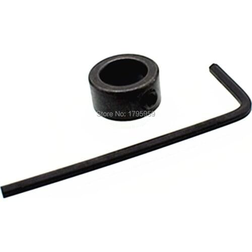 10mm Depth Stop Collar Positioner Spacing Ring Drill Bit Locator Carbon Steel With Hex Wrench for Woodworking Tool Accessories