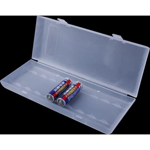 10pcs 18650 Portable Battery Storage Case White, for 18650 batteries