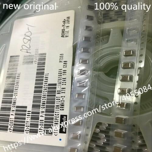 1000PCS GRM43-2X7R224K100AL GRM43RR72A224KA01L 1812 0.22UF 100V X7R 1812 MURGRM43RR72A224KA01L new
