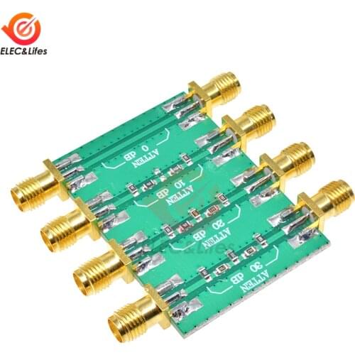 23dBm (200mW) DC-4.0GHz RF Fixed Attenuator Module Standing wave ratio 1.0 SMA double female head interface