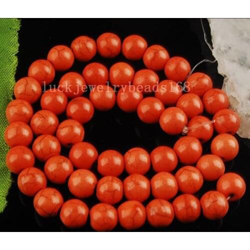 Free shipping 8mm Howlite Howlite Round Beads Strand 15.5" FG5579