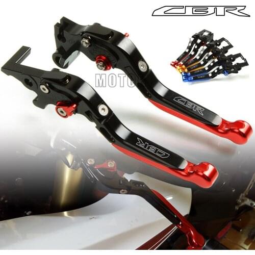 For Honda CBR900RR/CBR250 MC19 MC22/CBR400 NC23 NC29/CBR600/CBR900 Motorcycle CNC Aluminum Adjustable Folding Brake Clutch Lever