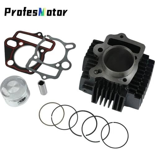 Motorcycle 52.4mm Bore steel cylinder Piston Gasket kit For LF125 lifan 125cc Horizontal Engines Dirt Pit Bike Monkey Bike ATV