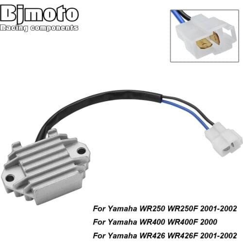 BJMOTO Motorcycle Voltage Regulator Rectifier For Yamaha WR250 WR250F WR426 WR426F 2001-2002 WR400 WR400F 2000 5GS-81910-50-00