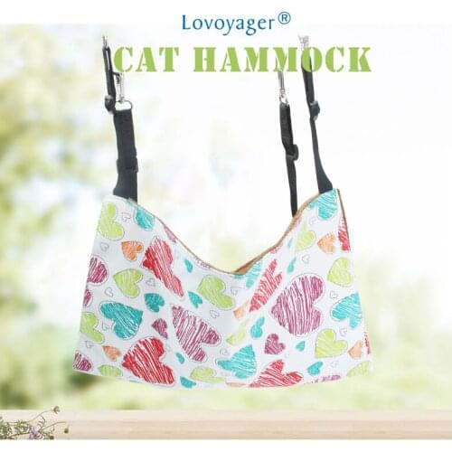 Canvas Soft Dual Purpose Hamster Cage Cute Fleece Cat Hammock Cat House Sleeping Mat Low Price Indoor Beds Cat Cages