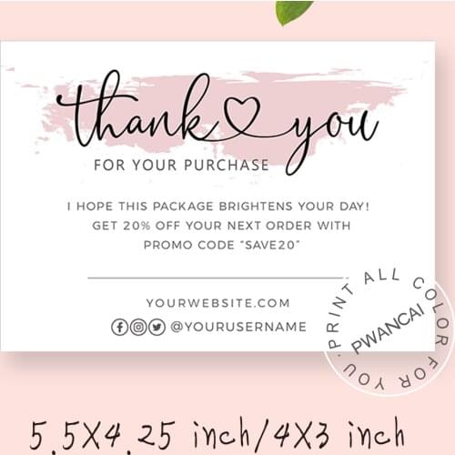 New ArrivalBusiness Thank You Card Template For Online store Thank You Note Printable,Business Thank You Note Ideas,Order Insert