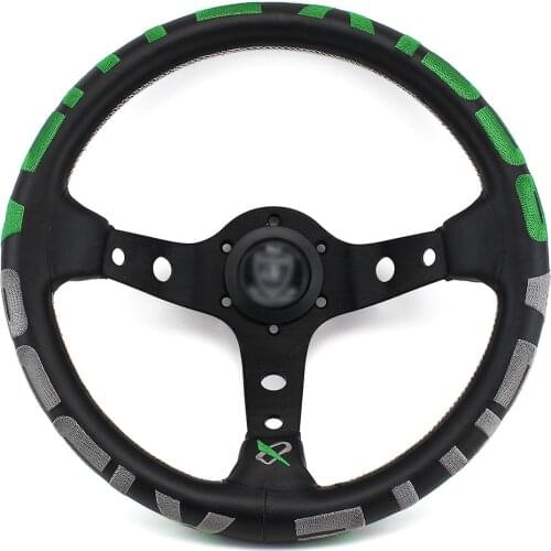 New Car vertex steering wheel 13inch 320mm Racing PVC Steering Wheel Sport With Embroidery Universal Accessiores For GK5 Subaru