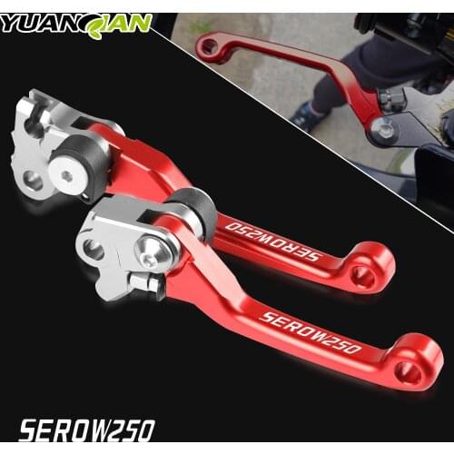 Motorcycle Billet Foldable Pivot Clutch Brake Lever For YAMAHA SEROW250 SEROW 250 1986-2015 1987 1988 1989 1990 1991 1992 1993