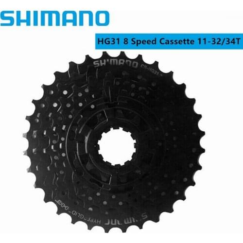 Shimano HG31 8 Speed 11-32T Or 11-34T MTB Mountain Bike Bicycle 8S HG31-8 Cassette Freewheel 8 Speed 11-32/34T Bicycle Parts