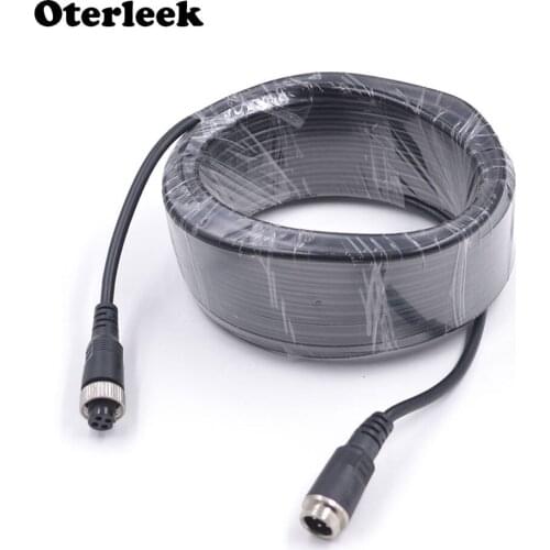 High Quality 6M Car Rear View Monitor Camera Video cable and 1.5m Power Cable With Trigger Line