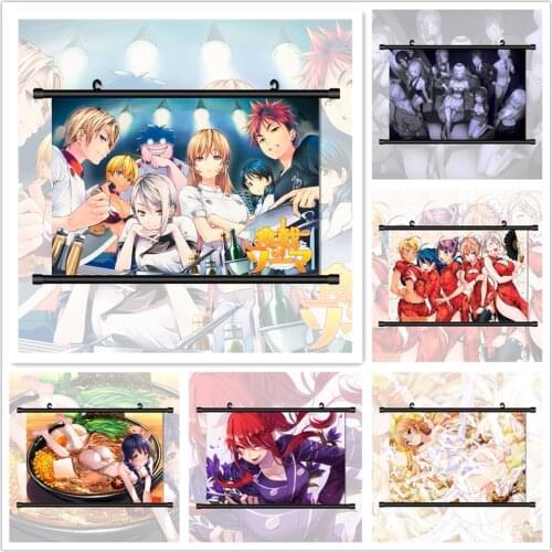 WTQ Shokugeki No Soma Nakiri Erina Alice Anime Manga Canvas Painting Anime Posters Wall Decor Posters Wall Art Picture Home Deco
