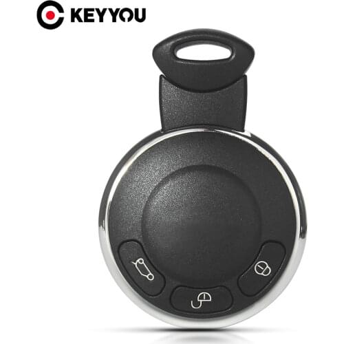 KEYYOU Smart Key Protection Shell Car Key Case For BMW Mini Cooper R56 3 Buttons Smart Key Remote Key New Arrival
