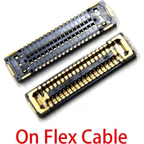 2pcs LCD Display Screen FPC Connector For Samsung Galaxy J6+ 2018 J610 J610F J610FN J6plus J6 Plus On Logic Board Flex 34pin