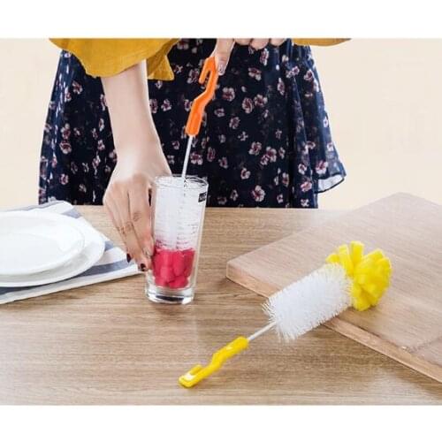 1PC Reusable Stainless Steel Drinking Straws Cleaning Brush Cleans Sippy Cup Straws NX 006