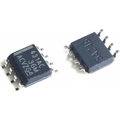 10PCS TL431ACDR SOP8 TL431AC SOP 431AC SMD TL431 SOP-8 TL431ACDT new and original IC