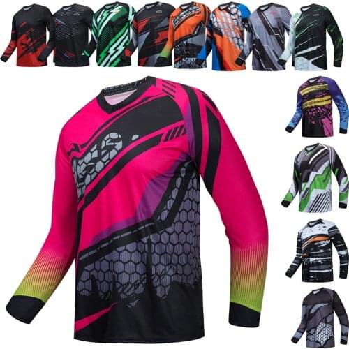 2021 Moto Bicycle Jersey Long Sleeve Cycling Enduro Mtb Shirt Downhill T-shirt Camiseta Motocross Mx Mountain Bike Clothing
