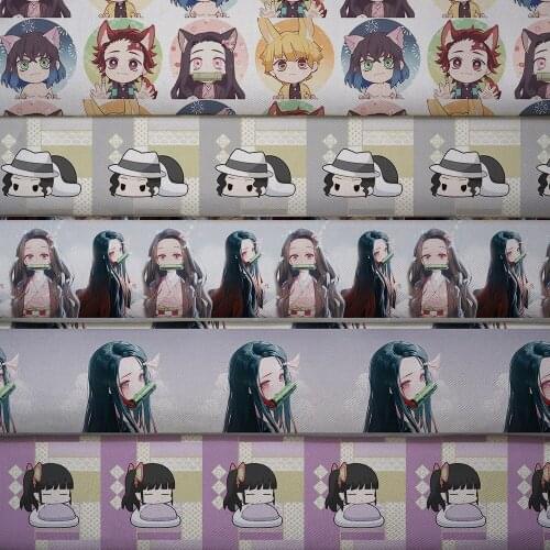 50cm*140cm Cartoon Printed Polyester Cotton Fabric Patchwork for Sewing Dress Cloth Making cotton fabric lemon L8063