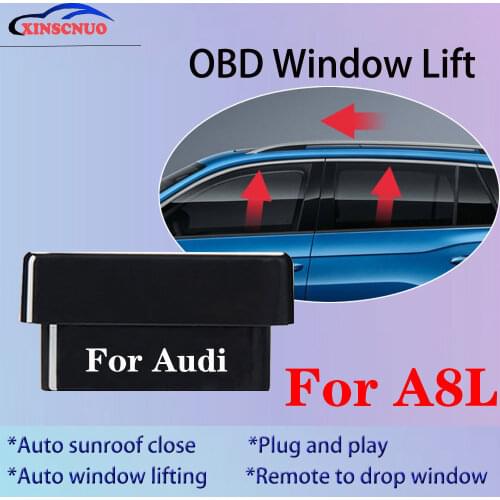 Auto Window Closer For Audi A8L Vehicle Glass Car Accessory Remote Controller OBD Automatic Sunroof Open plug and play