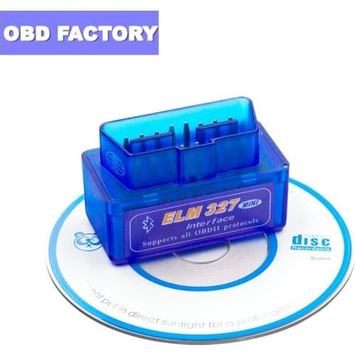 V2.1 ELM327 Bluetooth Adapter Diagnostic Interface ELM327 BT OBD2 V2.1 Code Reader ELM327 V2.1 OBD2 Bluetooth for Android/PC