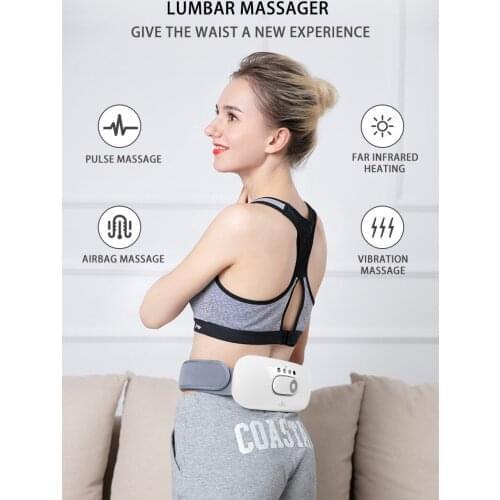 Home Massageador Massage Waist Spine Pain Relief Back Massager Lumbar Disc Protruding Waist Support