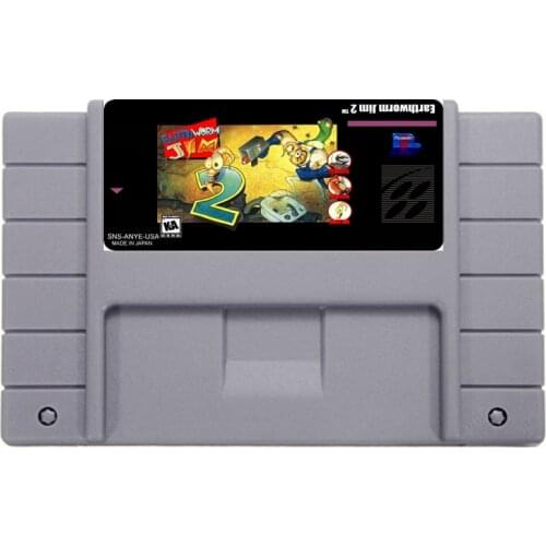 Hot Selling 16bit 46pin Super Game Card - Earth Worm Jim 2