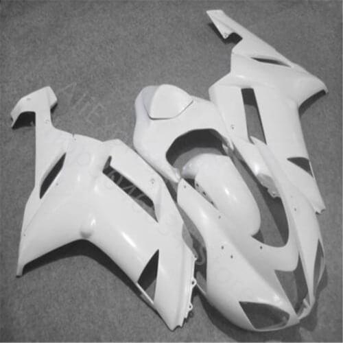 Fairing kit FOR KAWASAKI NINJA ZX 6R 636 07 08 ZX-6R 07-08 ZX6R 2007 2008 ZX 6R 07 08 full White body