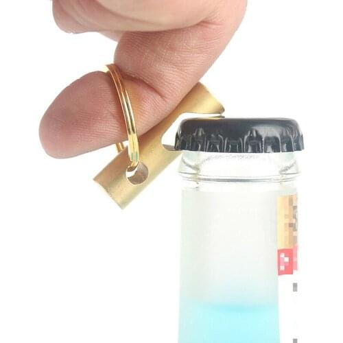 Creative Bottle Opener Keychain Key Metal Beer Openers Kitchen Drink Bar Tool