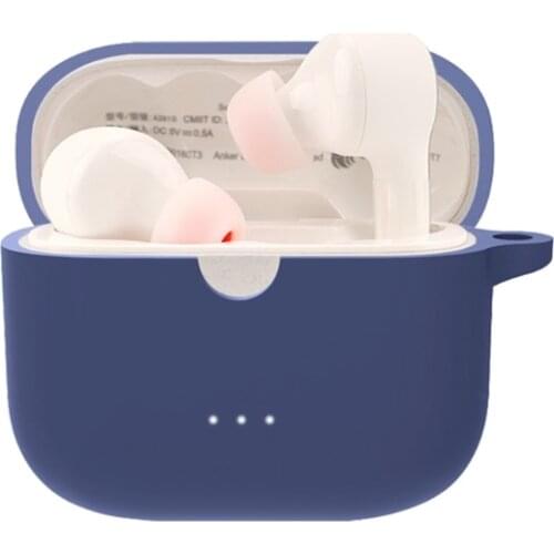 P82F Soft Silicone Cover Compatible with -Anker -Soundcore Liberty Air 2 Earbud Charging Case Protective Dust-resistant Case