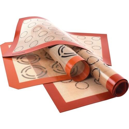New Silicone Baking Mat Cake Cookie Bread Macaroon Oven Baking Sheets Non-stick Pastry Bake Pan Large Size Baking Pads