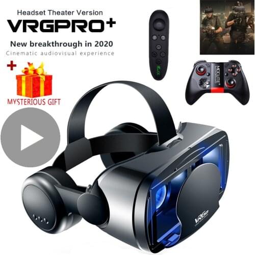 Virtual Reality 3D VR Glasses Headset Smart Helmet for Smartphones Mobile Phone Lenses with Headphone Controller Viar Binoculars