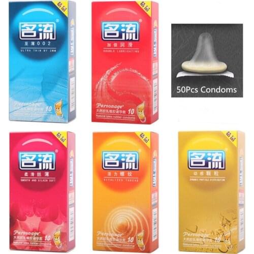 PERSONAGE 10 Pcs/Lot Hot Sale Quality Sex Products Of Natural Latex Condoms For Men Adult Better Sex Toys Safer Contraception