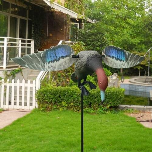 Bird Duck Decoy - Natural (Large) Fake Duck to Keep Birds Away Duck Decor to Protect Gardens from Wildlife for Outdoors Indoors