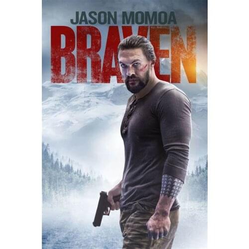 Movie Braven Art print Silk poster Home Wall Decor