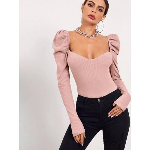 Shuangfuxiang Women's Knitted T-shirts