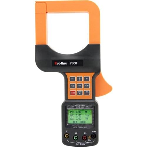 7300 RuoShui 1200A Large Caliber Three Phase Power Clamp Meter