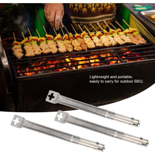 Tube Burners BBQ Gas Grill Parts Replacement For Lowes Model Grills 4PCS Universal Stainless Steel Pipe Tube Burners BBQ Grill