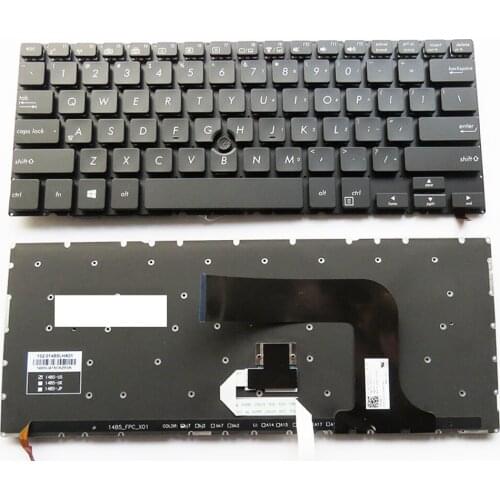 US New For ASUS Pro BU201 BU202 laptop keyboard English black backlight with pointing stick