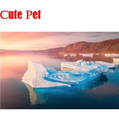 Spring scenery DIY green mountain diamond painting rhinestone painting 5D embroidery home decor diamond Mosaic cross stitch