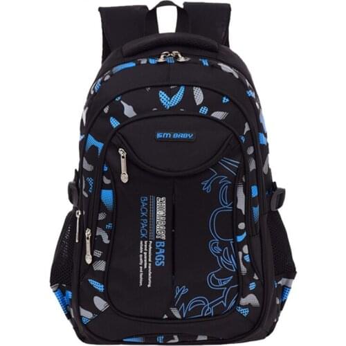 2020 New Children high School Bags Kids Backpack In Primary Schoolbag For Girls Boys Waterproof Backpacks flower bag mochila