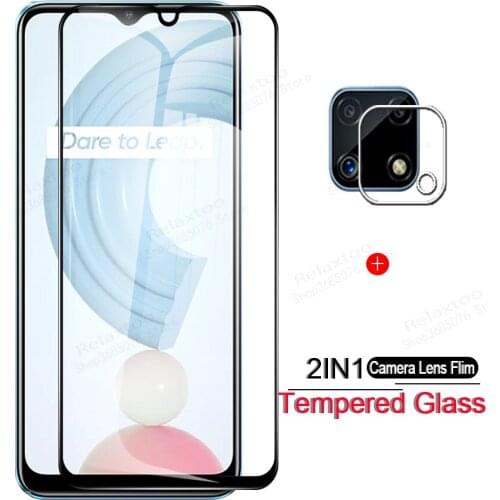 Realmec21 glass tempered glass for oppo realme c21 c 21 6.5" camera lens screen protector protective film anti-scratch sklo glas