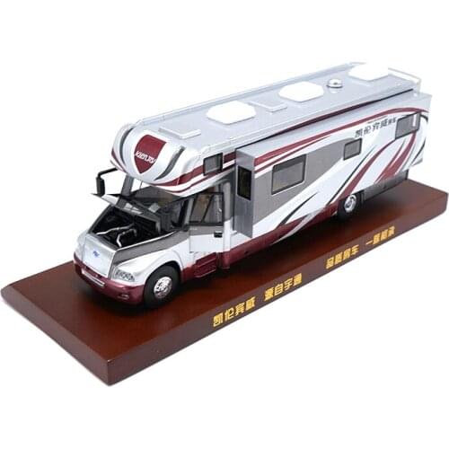 1:42 Diecast Model for Yutong KLEN.RV Motor Homes ZK5180 Alloy Toy Miniature Collection Gifts ZK6120R41